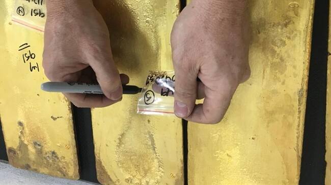 Se realizó la subaste de oro entregado por las Farc . Foto: Cortesía