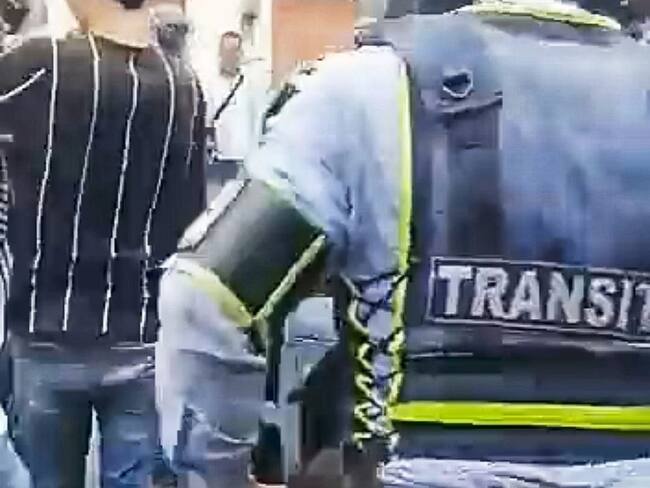 Los hechos se registraron en el barrio La Sagrada Familia. Crédito: Secretaría de Tránsito de Piendamó.