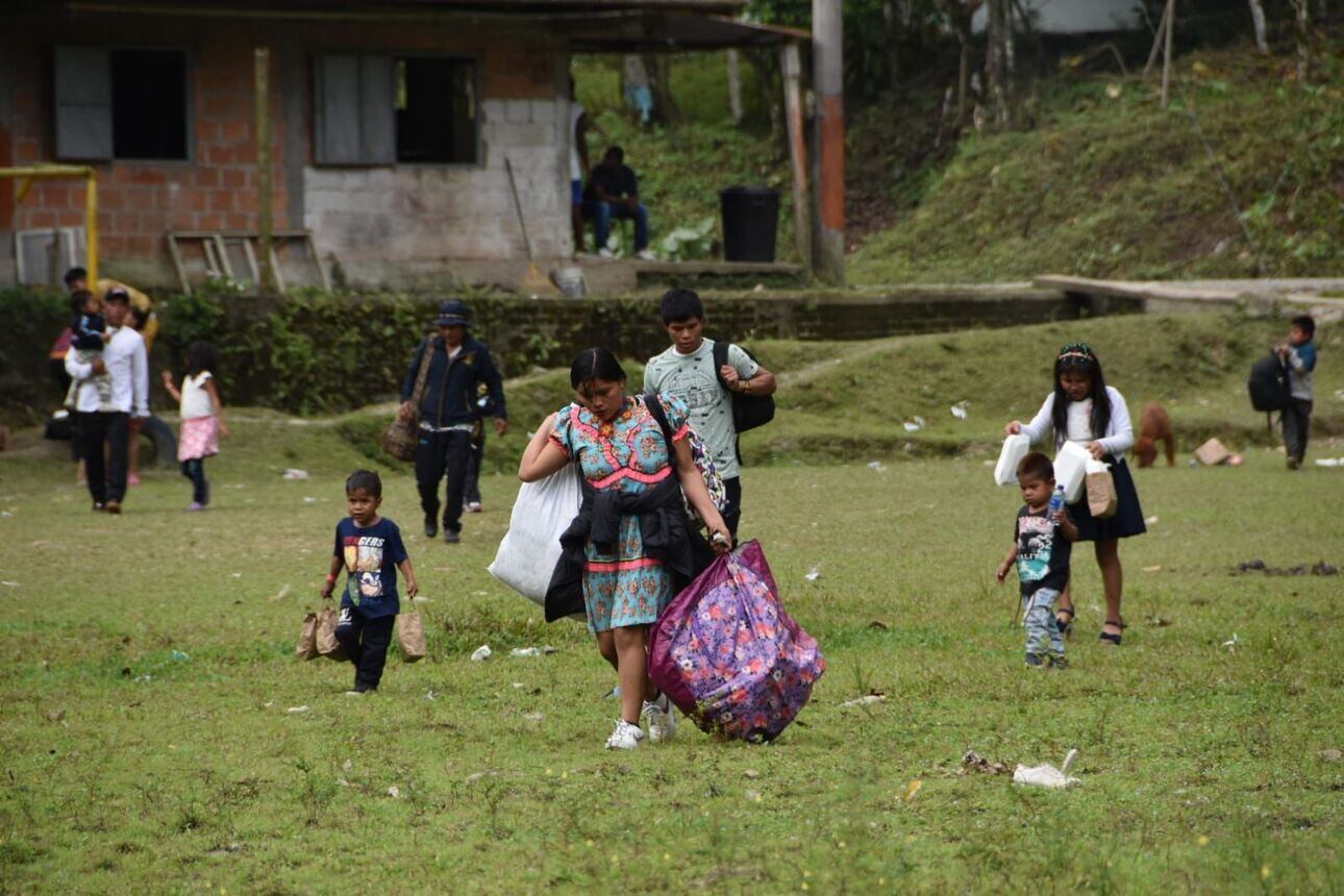 Retorno de indígenas de Bogotá a Risaralda y Chocó / Foto: Unidad de Víctimas - Eje Cafetero