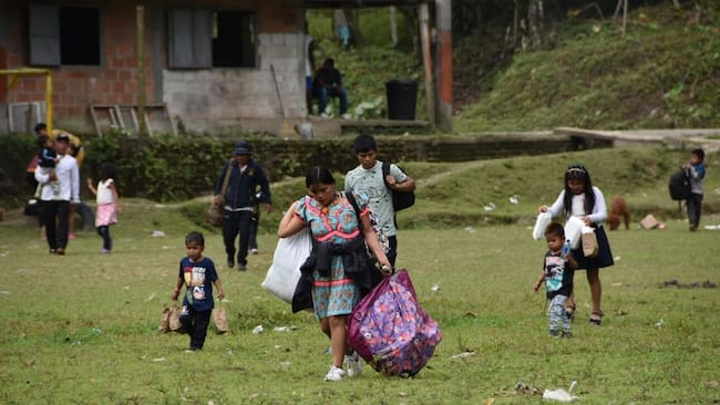 Retorno de indígenas de Bogotá a Risaralda y Chocó / Foto: Unidad de Víctimas - Eje Cafetero
