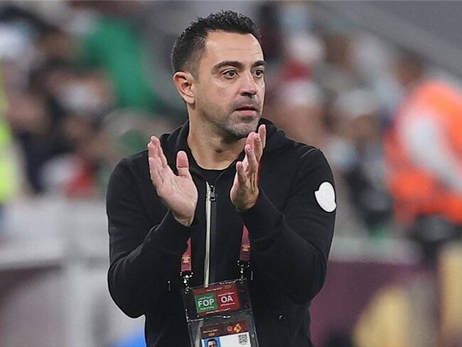 Entrenador del Al Sadd, Xavi Hernández. Foto: KARIM JAAFAR/AFP via Getty Images