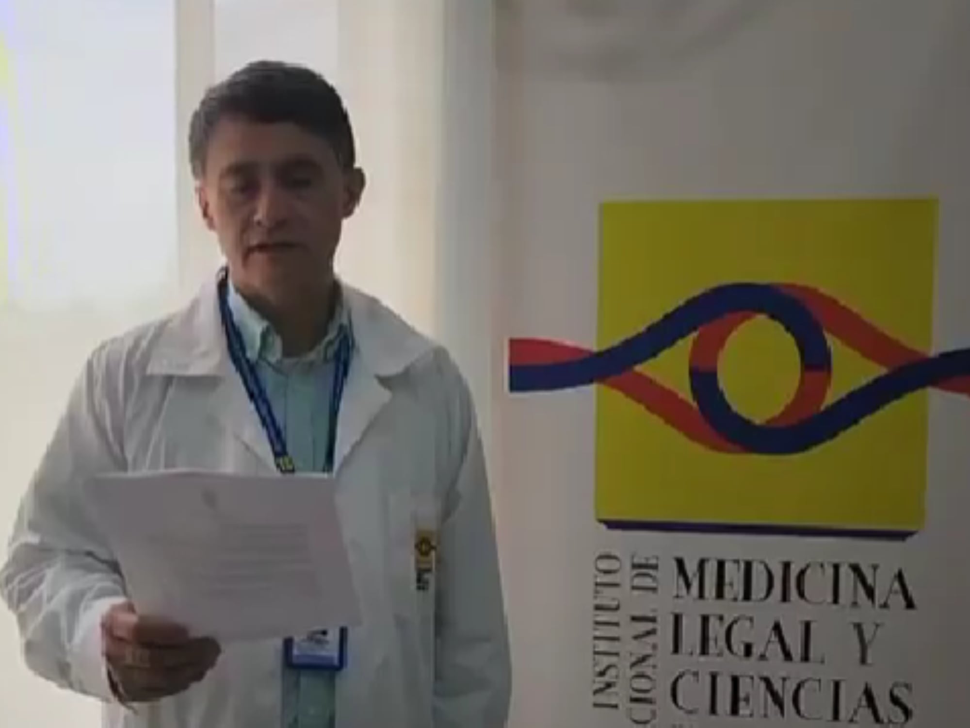 El director del Instituto Nacional de Medicina Legal y Ciencias Forenses, Ariel Cortés. Foto: suministrada.