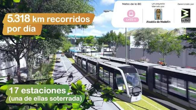 Metro de la 80, Medellín. Foto: Cortesía