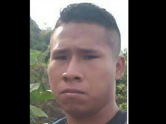 de Yordan Eduardo Güetio, líder asesinado en Corinto . Foto: Cortesía