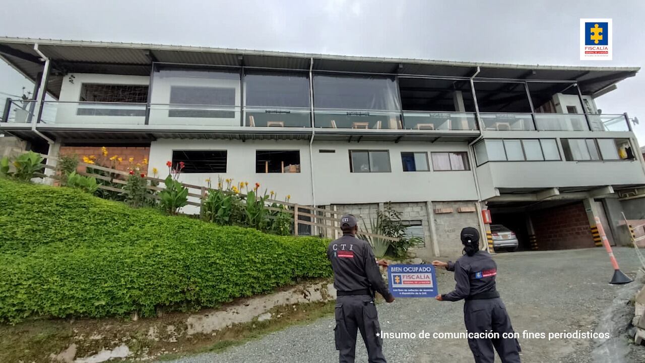 Fiscalía ocupa bienes de Mario Castaño. Foto: Cortesía Fiscalía