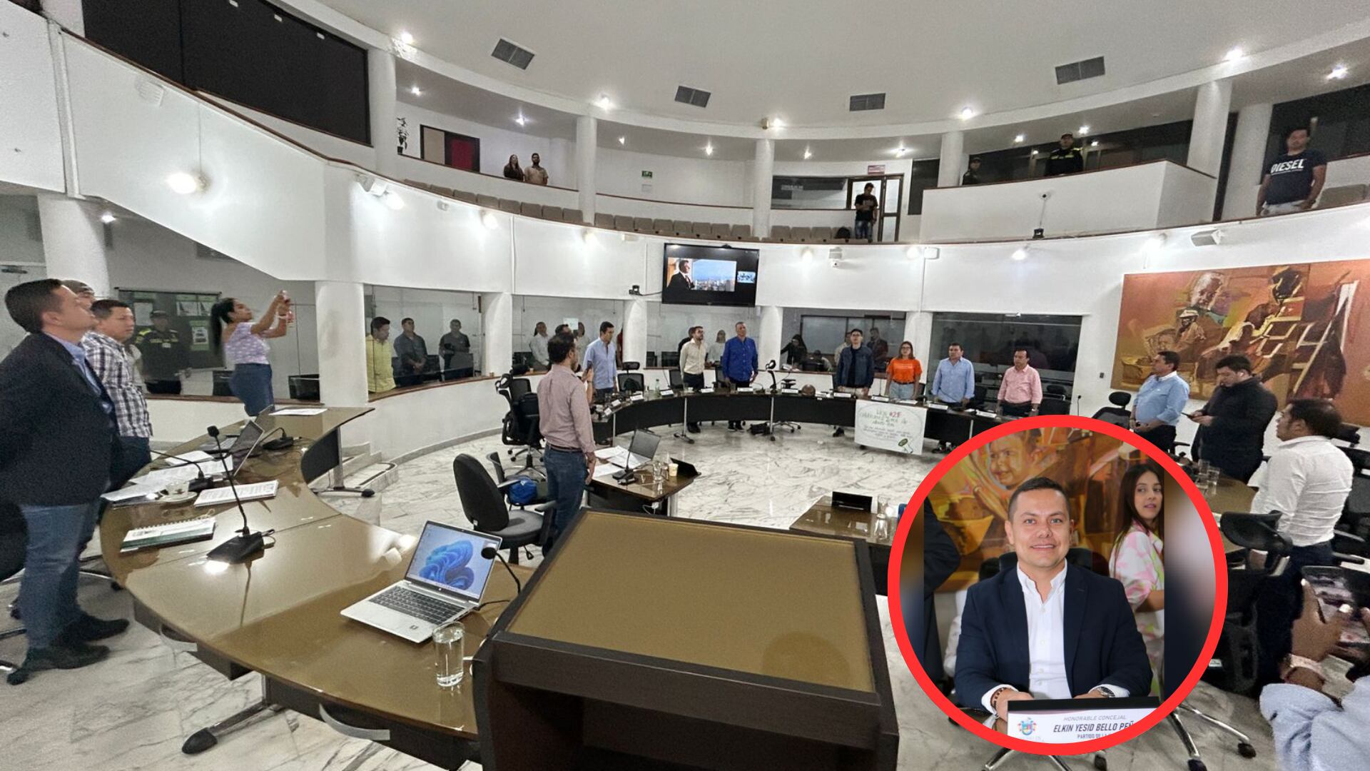 Presidente del concejo de Bucaramanga denunció amenazas en su contra. Foto: W Radio/Suministrado