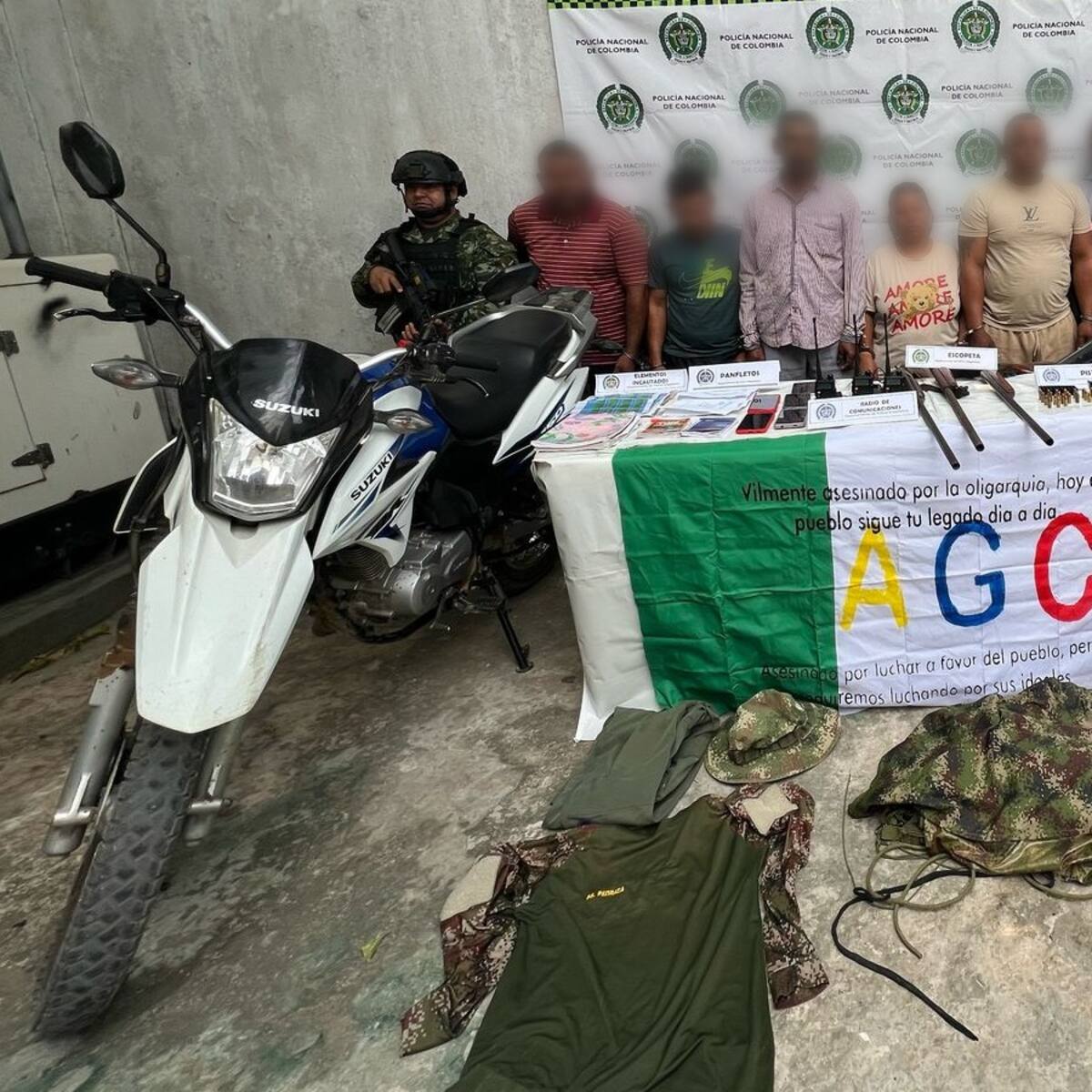 Autoridades en el Magdalena incautaron arsenal de las AGC
