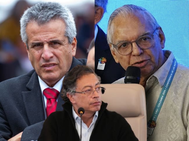 Luis Fernando Velasco, Ricardo Bonilla y Gustavo Petro. Fotos: suministradas.