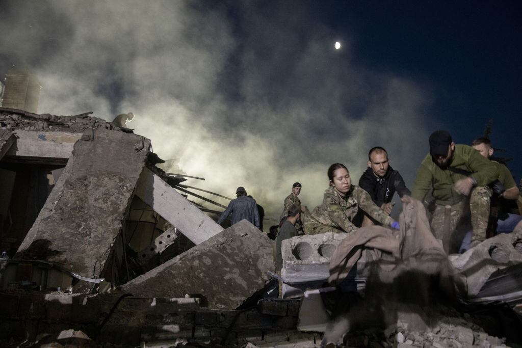 Ataque ruso a Kramatorsk, Ucrania . (Photo by Narciso Contreras/Anadolu Agency via Getty Images)