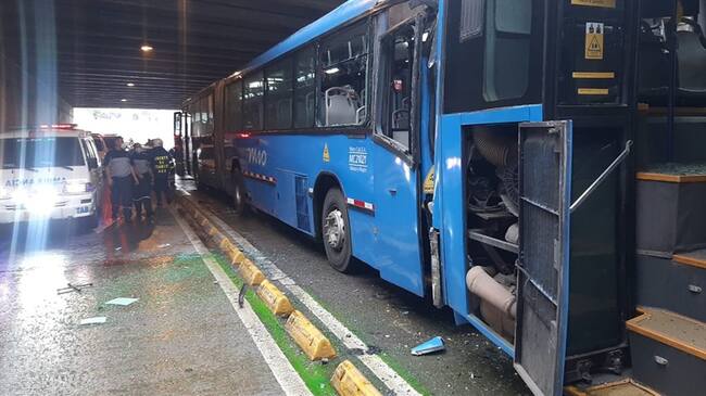 Las autoridades reportaron un herido de gravedad. Foto: Cortesía