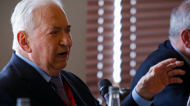 Belisario Betancur, expresidente de Colombia. Foto: Colprensa