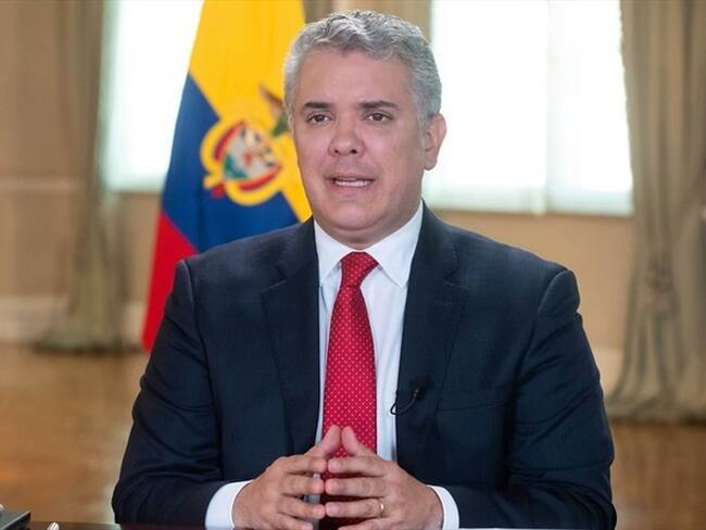 Iván Duque defendió el nuevo Código Electoral que se está tramitando en el Congreso. Foto: Colprensa