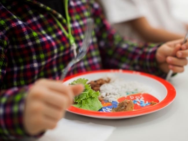 Foto de referencia de alimentación escolar. Foto: Getty Images