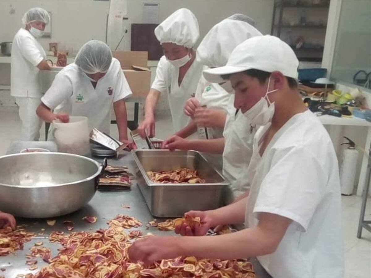 Transformación de alimentos y mentalidad empresarial se toma un colegio en Soracá, Boyacá