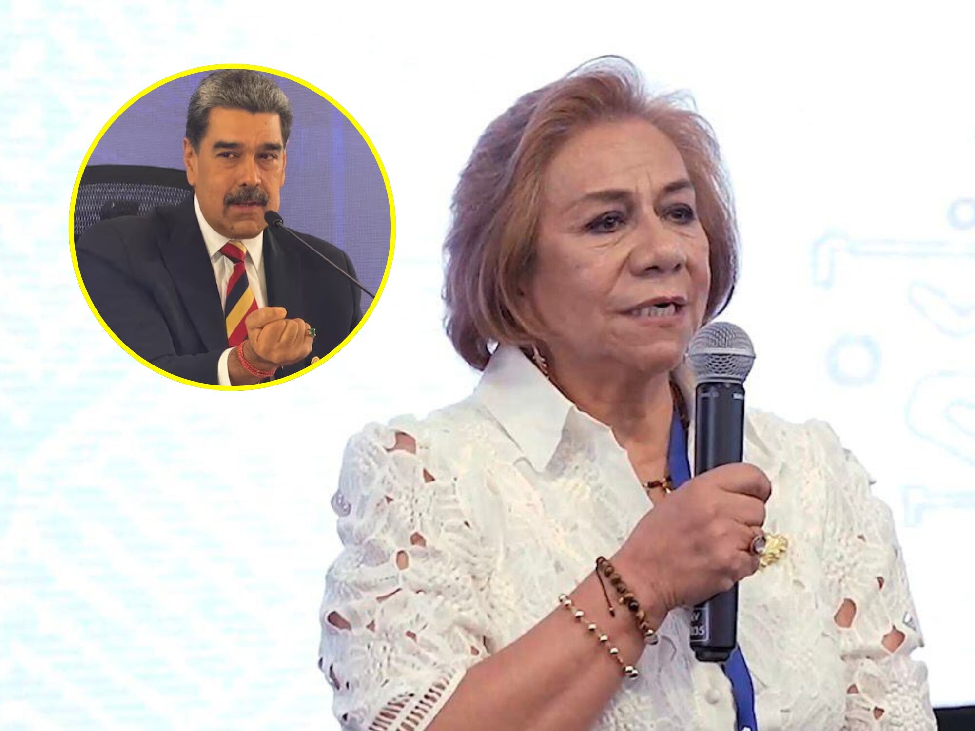 Rosa Villavicencio y Nicolás Maduro. Foto: Colprensa y Getty