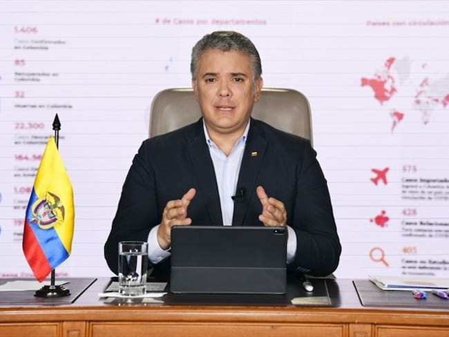 En su especial de televisión, el Presidente de la República anunció que esto dependerá de la curva epidemiológica. Foto: Presidencia de la República