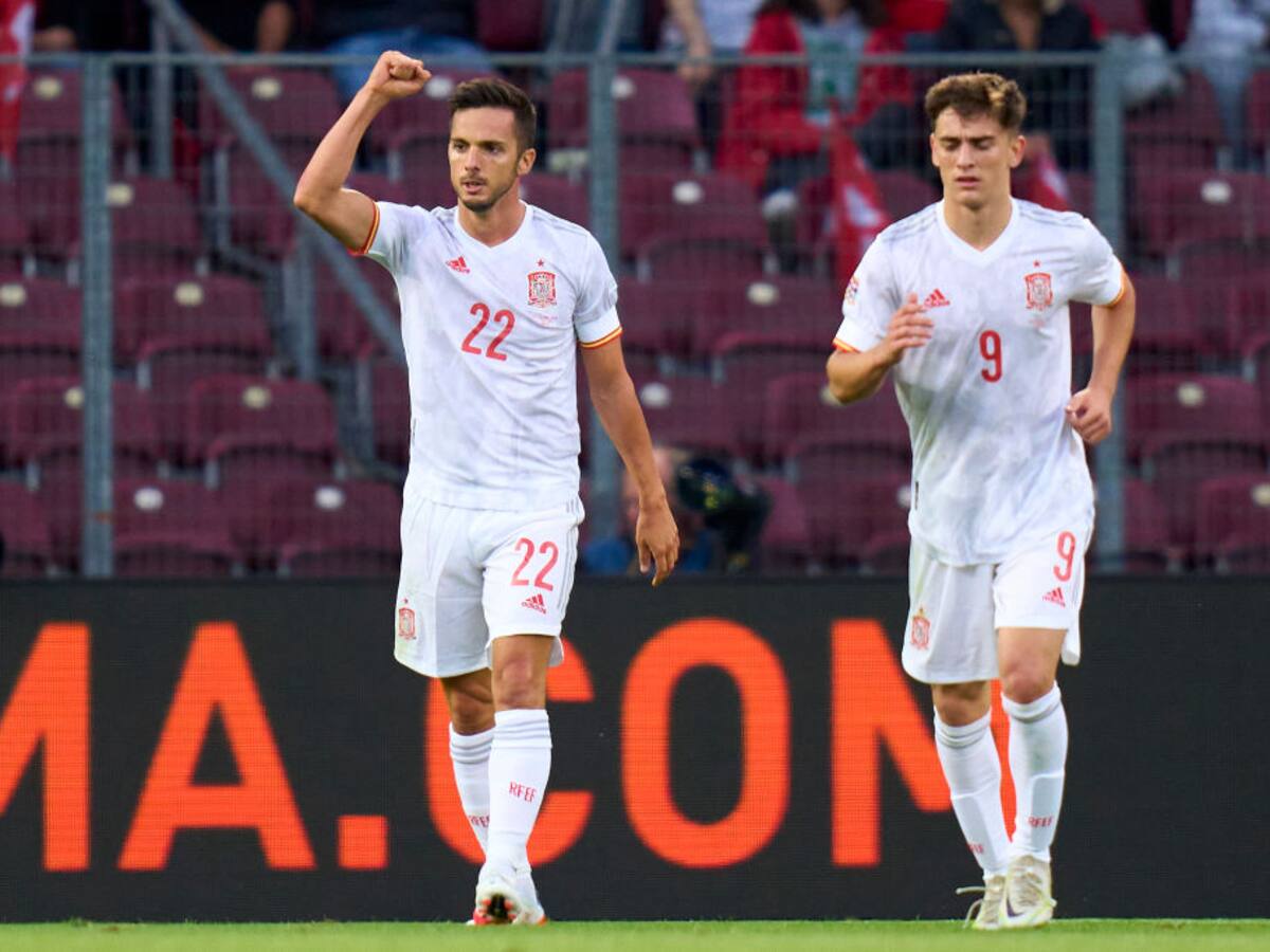 En sufrido partido, España logró vencer a Suiza en la Nations League