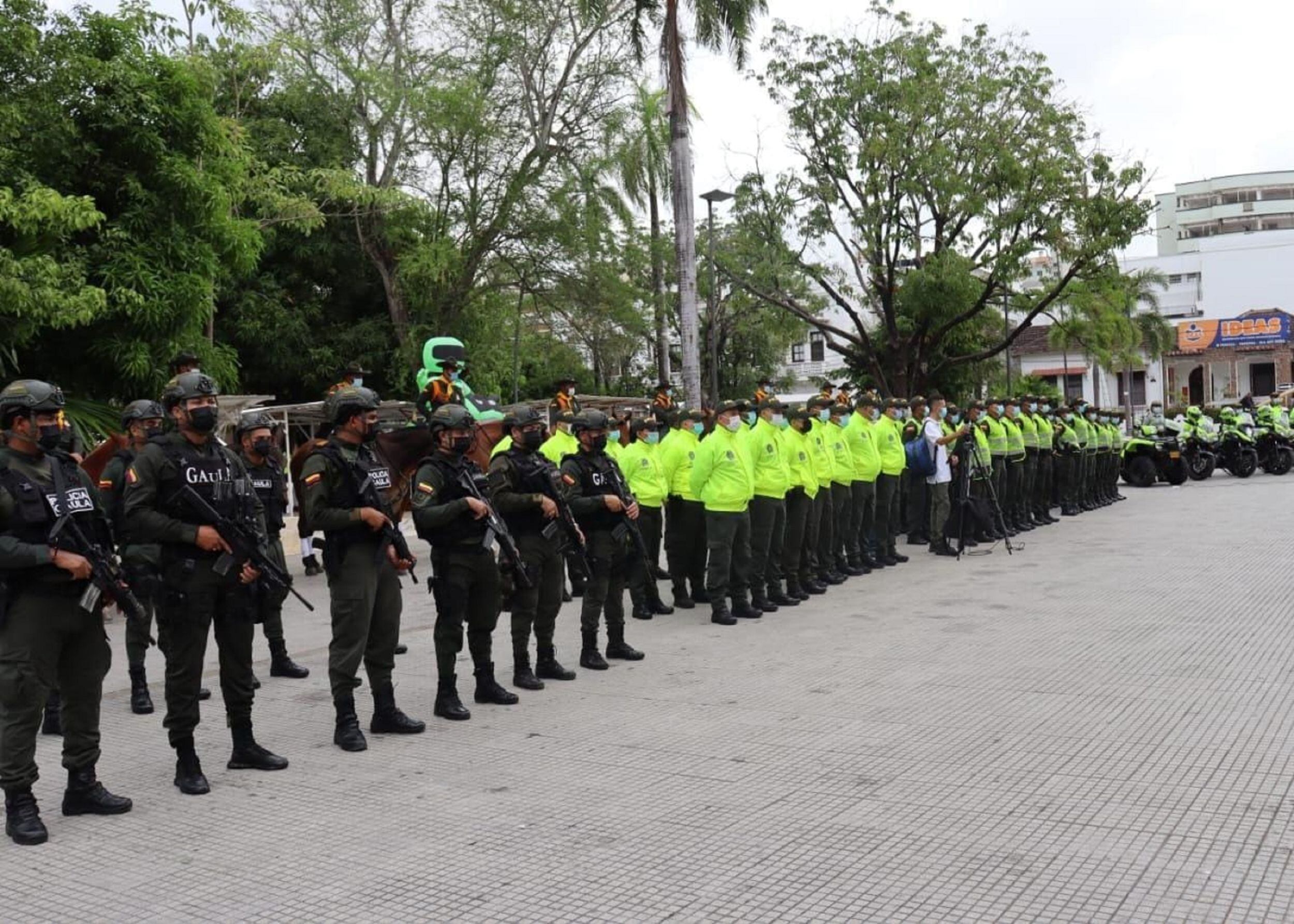 Anuncian fuerte dispositivo de seguridad para blindar campañas políticas en Córdoba. Foto: cortesía Policía. 