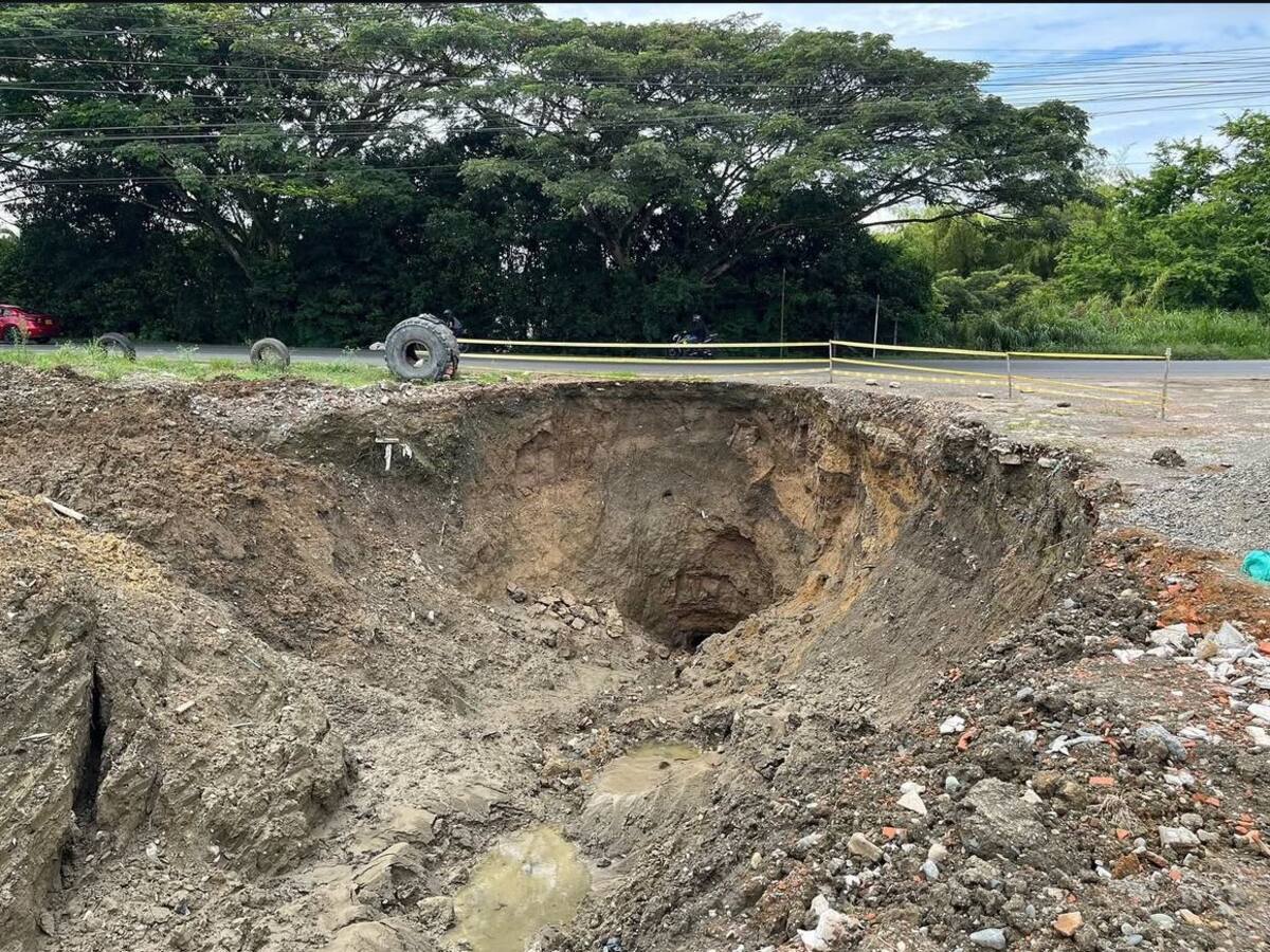Piden intervención urgente en la vía Pereira - La Virginia por riesgo de colapso