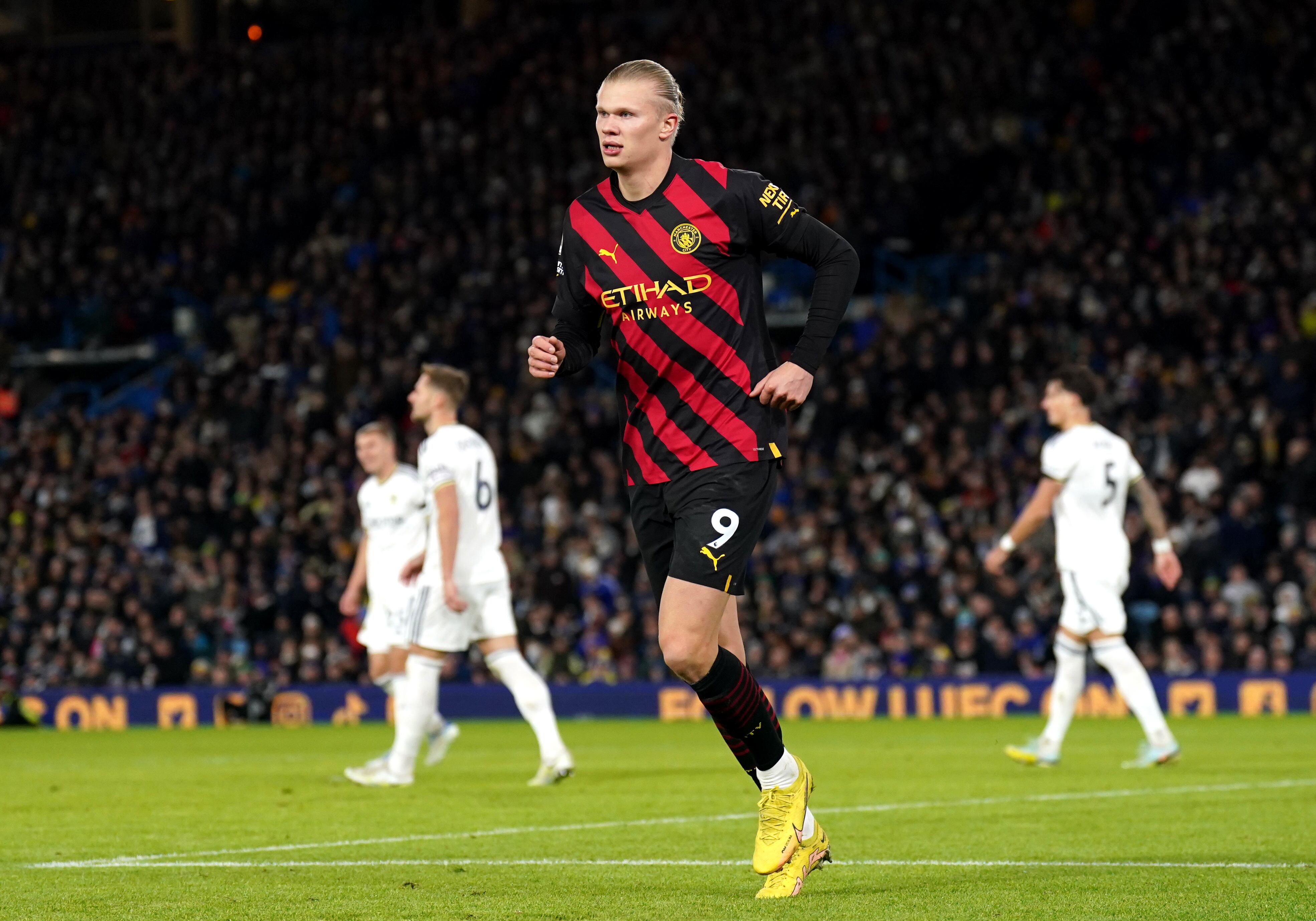 Erling Haaland le marcó al Leeds United. (Photo by Tim Goode/PA Images via Getty Images)
