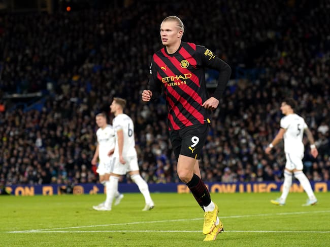 Erling Haaland le marcó al Leeds United. (Photo by Tim Goode/PA Images via Getty Images)