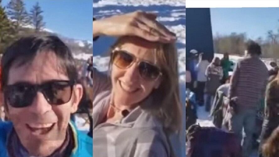 Sin medidas de protección estaban quienes aparecieron en el video. Foto: captura de pantalla.