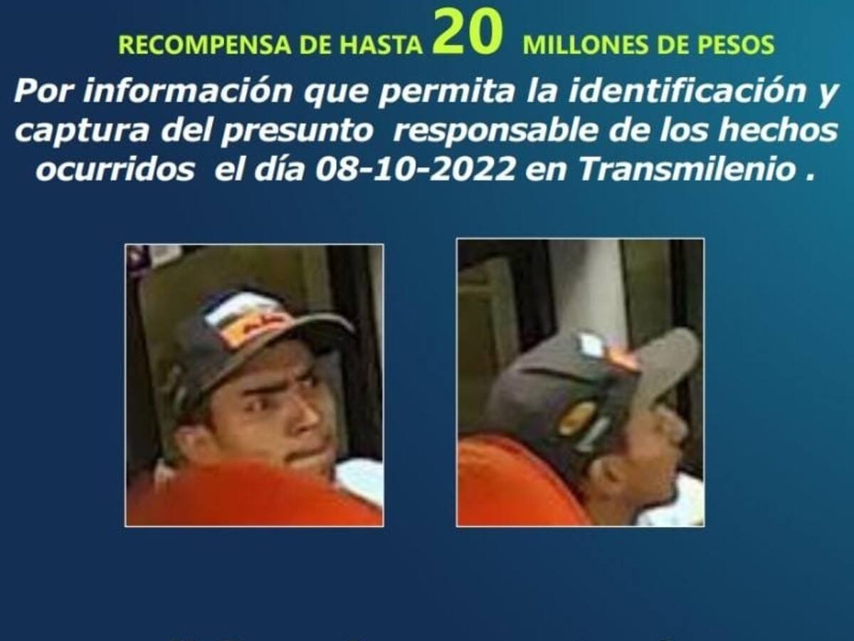Ofrecen $20 millones por información del presunto asesino de menor en TransMilenio