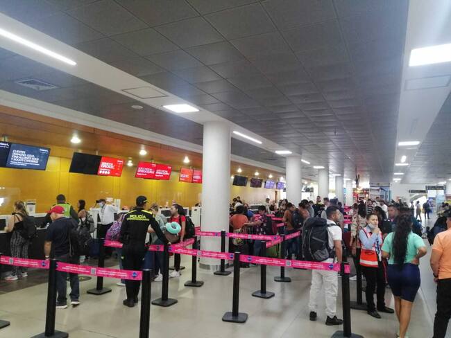 Así se encuentra a esta hora el aeropuerto Simón Bolívar/ Aeropuertos de Oriente 