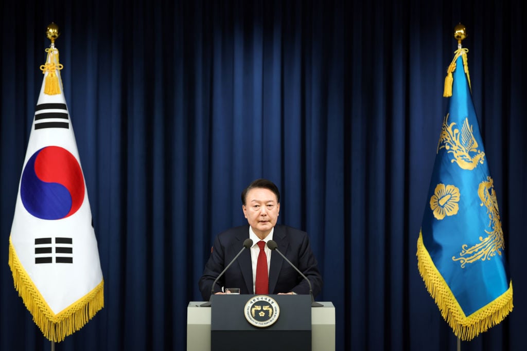 Yoon Suk Yeol. I Foto: South Korean Presidential Office via Getty Images.