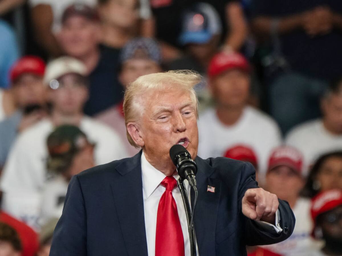 Donald Trump calificó a Tim Walz como el ‘número dos” de Kamala Harris