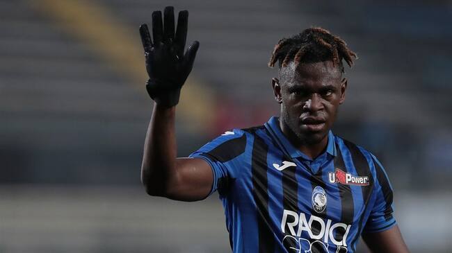 Duván Zapata llegó al Atalanta como cedido con opción a compra en 2018 y el curso pasado fue el segundo máximo goleador de la Serie A con 23 dianas. Foto: Getty Images