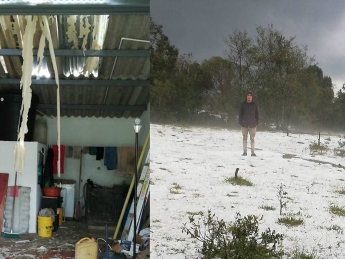 Granizada deja graves afectaciones en cultivos, casas y vías en zona rural Ráquira, Boyacá
