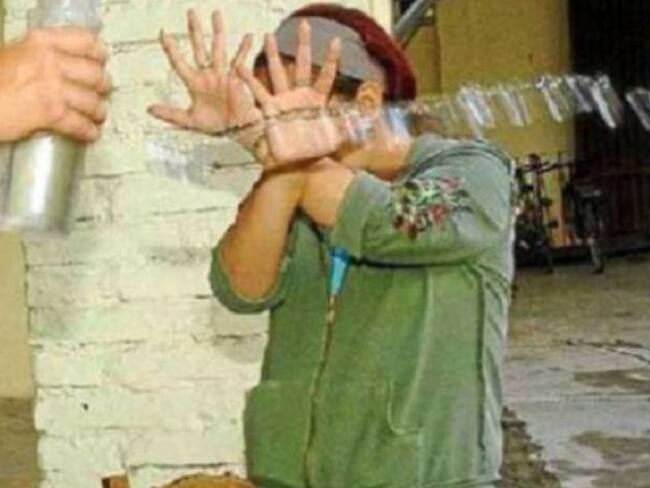 Ataque con ácido. Foto: Colprensa.