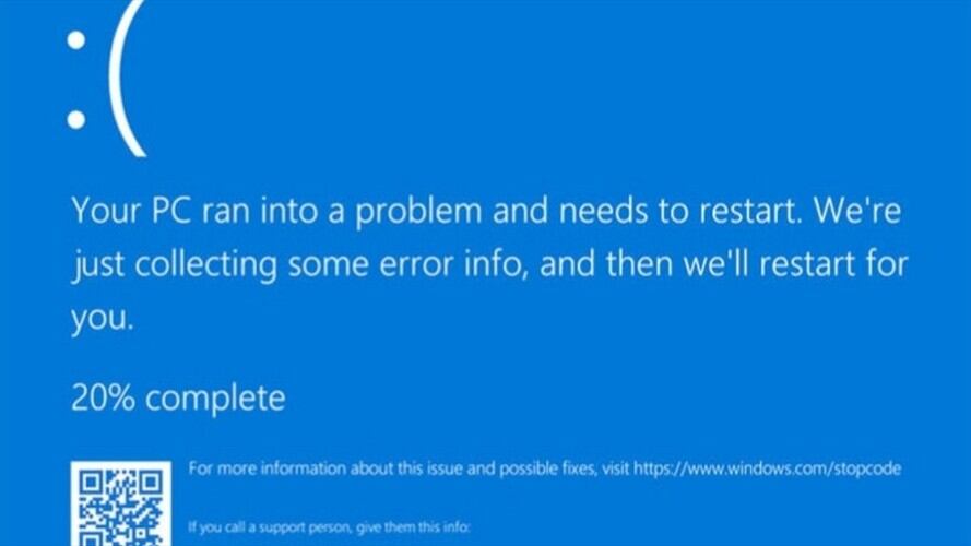 Este error podría afectar el disco duro de los computadores. Foto: Captura de redes sociales