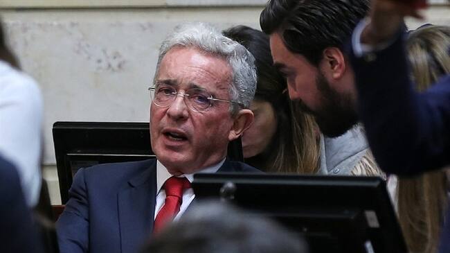 Expresidente de Colombia Álvaro Uribe Vélez. Foto: Colprensa-Camila Díaz