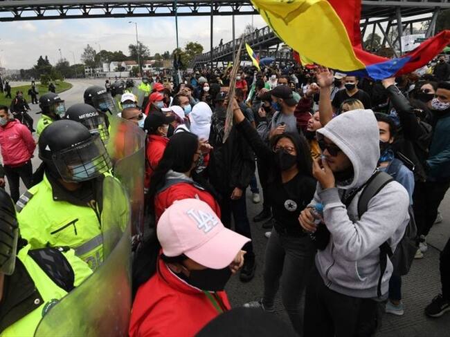 La magistrada del Tribunal Administrativo de Cundinamarca, Nelly Villamizar, se refirió a las medidas en las que se ordena suspender la marcha del 28 de abril. Foto: Getty Images / JUAN BARRETO