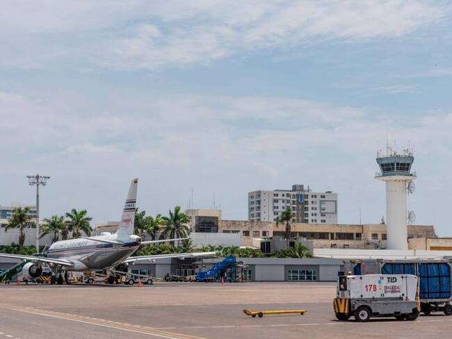 Aeropuerto Rafael Núñez. Foto: Colprensa.