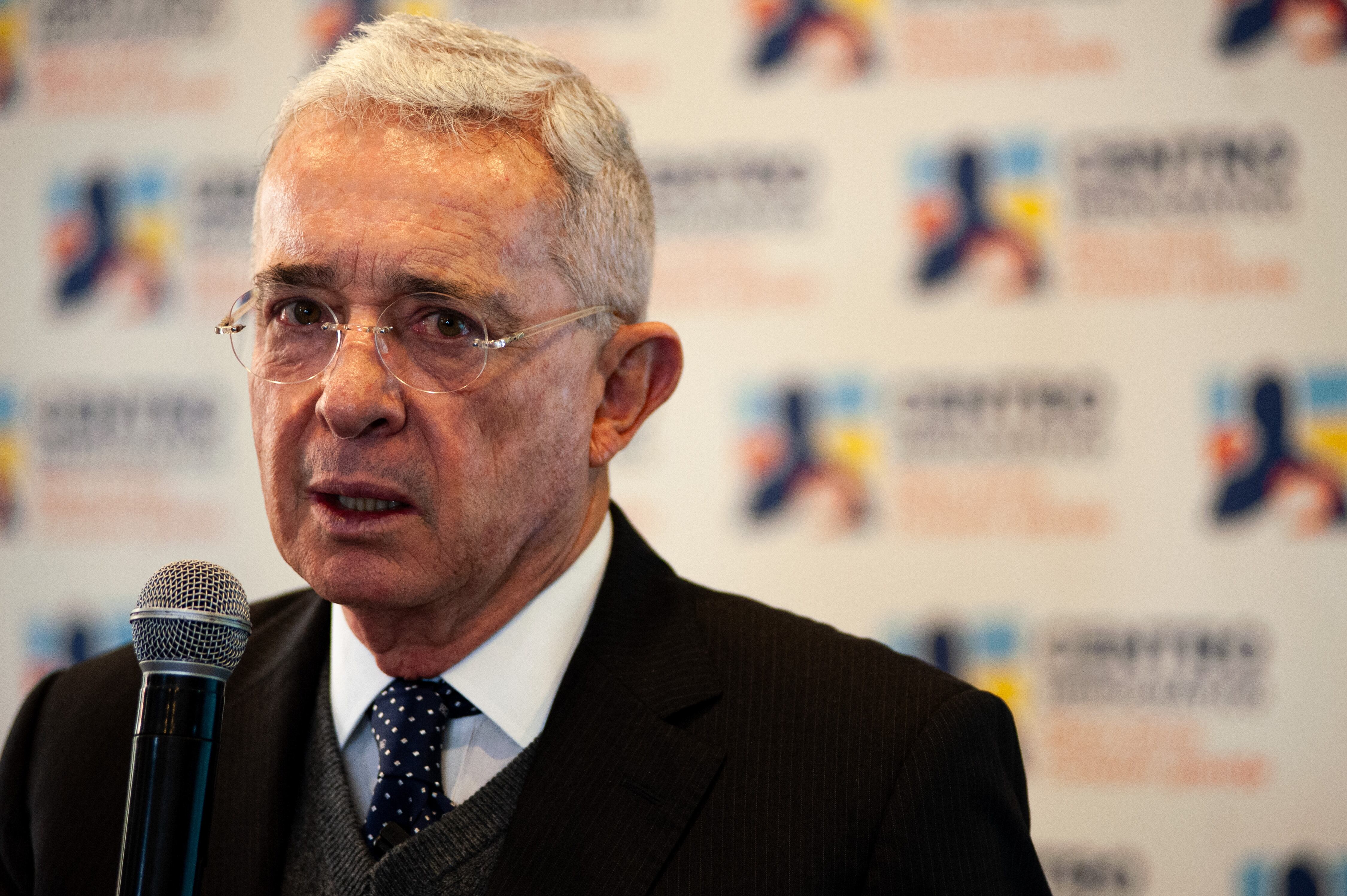 Álvaro Uribe. Foto: Sebastián Barros/Long Visual Press/Universal Images Group via Getty Images.
