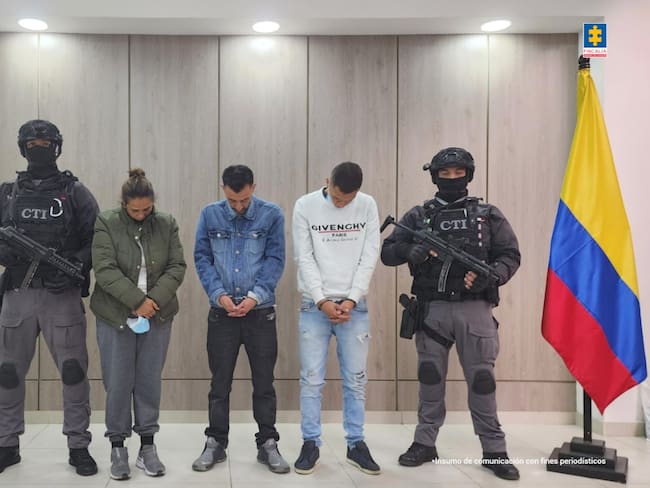 Enviaron a la cárcel a ladrones de usuarios de cajeros automáticos en Colombia. Foto: Fiscalía.