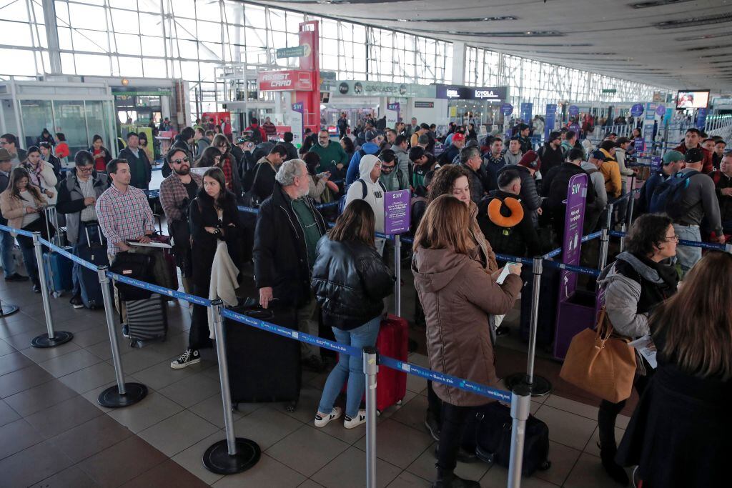 Aeropuerto en Chile. Foto: Getty Images.