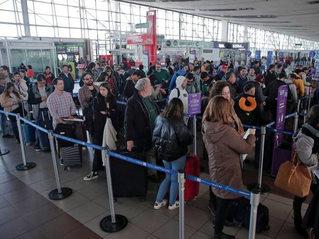 Aeropuerto en Chile. Foto: Getty Images.