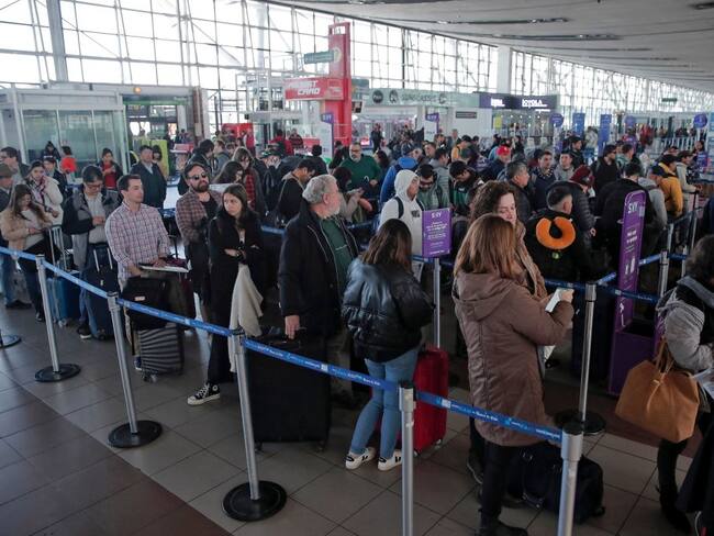Aeropuerto en Chile. Foto: Getty Images.