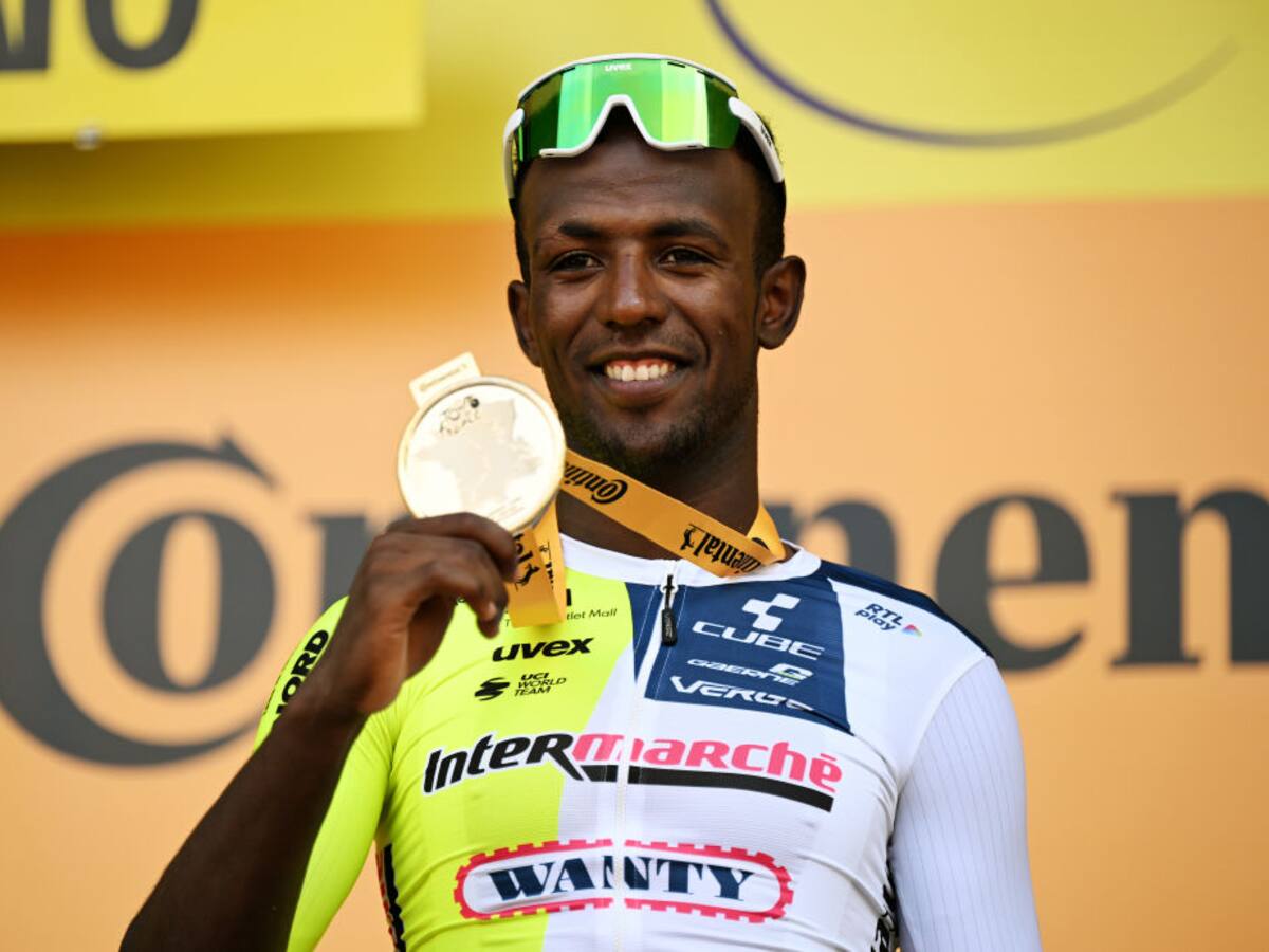 El eritreo Biniam Girmay ganó la octava etapa del Tour de Francia