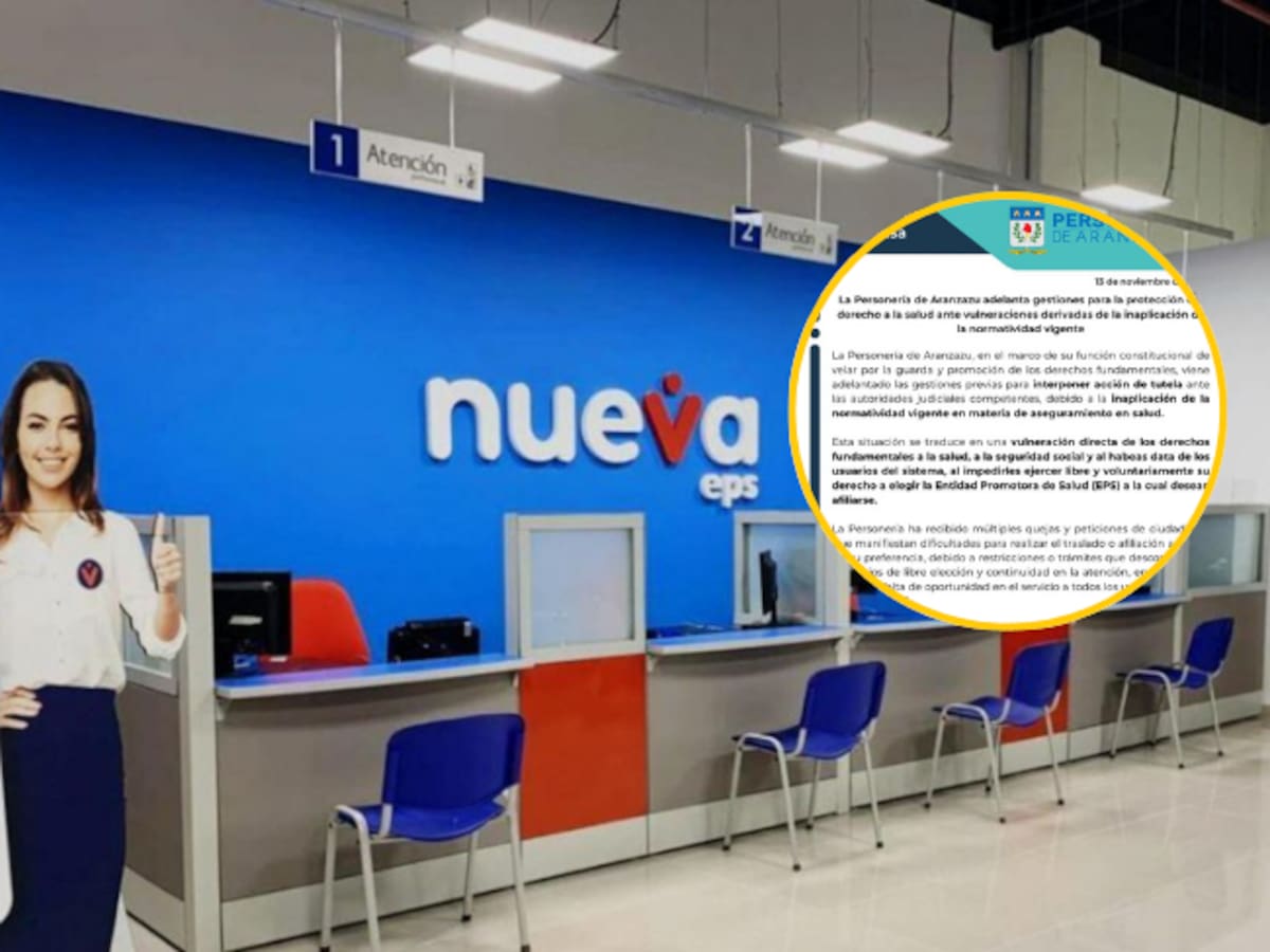 Personería de Aranzazu interpondrá acción de tutela contra de Nueva EPS por vulneración de derechos