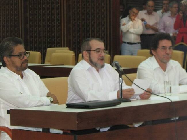 Miembros de la delegación de las Farc en La Habana - Imagen de archivo. Foto: Colprensa