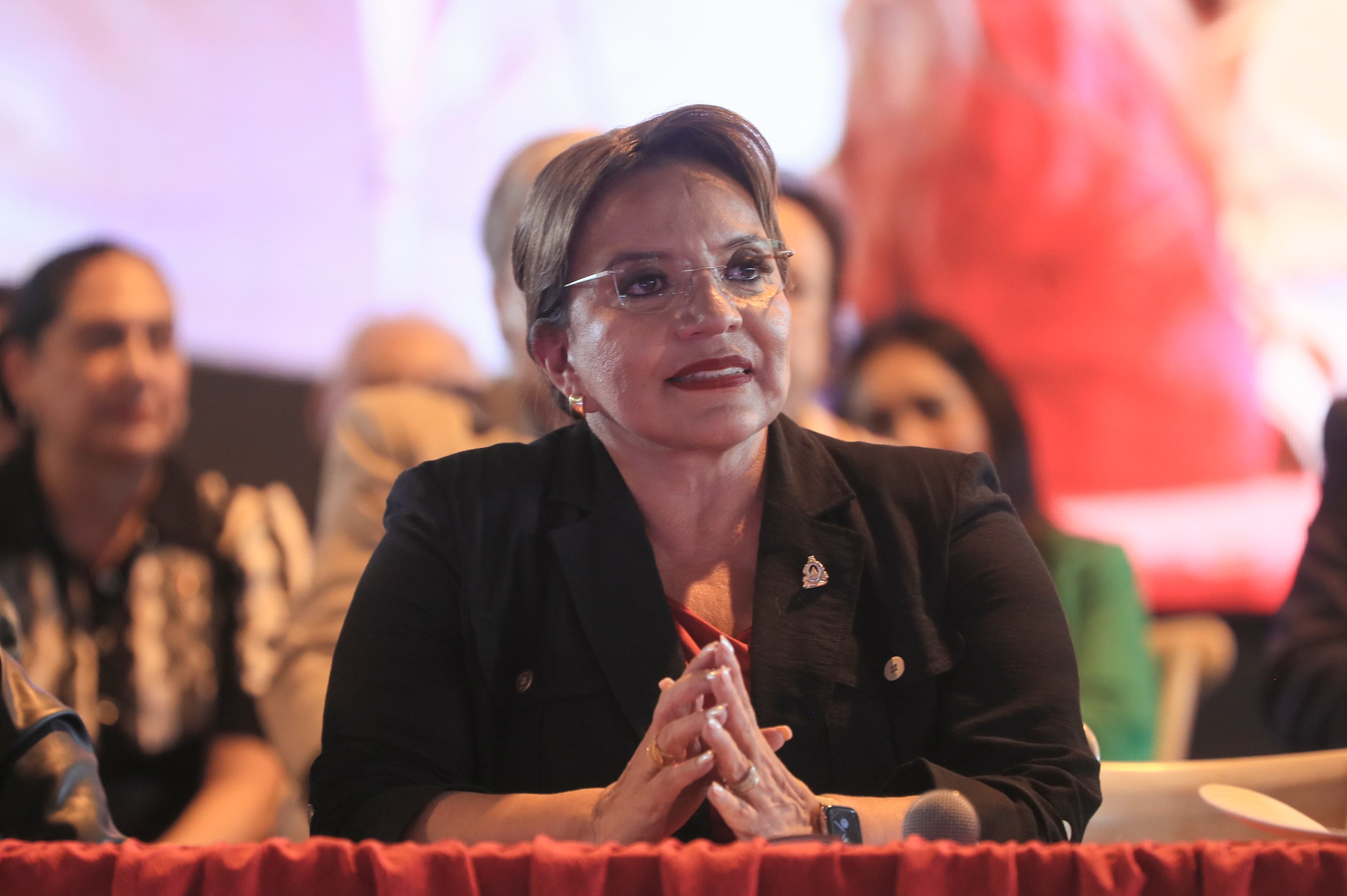 Presidenta de Honduras, Xiomara Castro. Foto: EFE/ Gustavo Amador