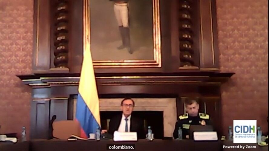 Se llevó a cabo la audiencia de seguimiento de las recomendaciones formuladas por la CIDH para el tratamiento de la protesta social en Colombia posterior a su visita al país. Foto: Proporcionada por Rafael Aristizábal