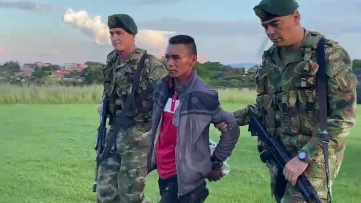 Ejército capturó a ‘Arlinson’, cabecilla principal de disidencias Farc en sur del Tolima