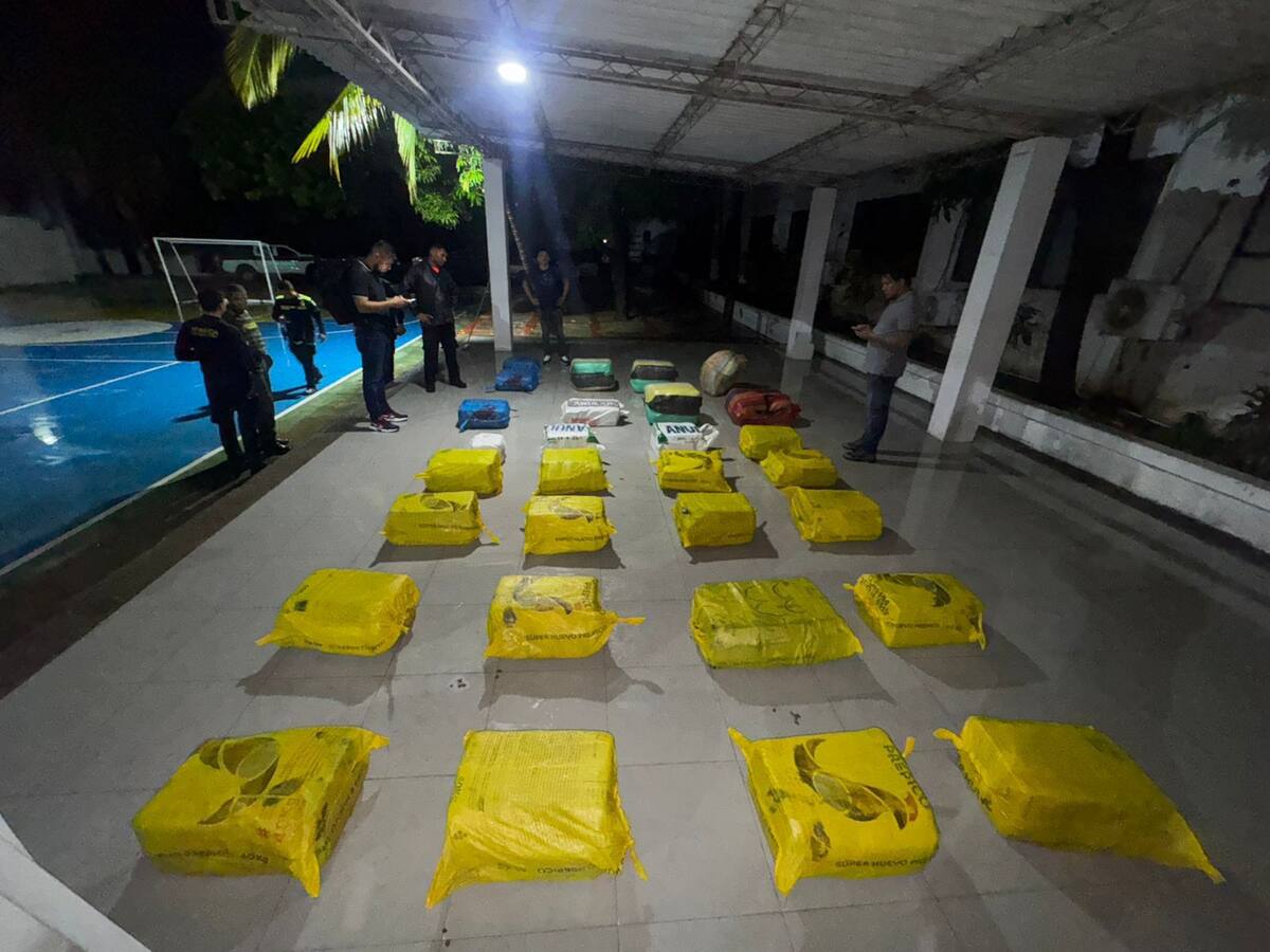 Incautan más de media tonelada de cocaína y 150 kilos de marihuana en aguas del Caribe