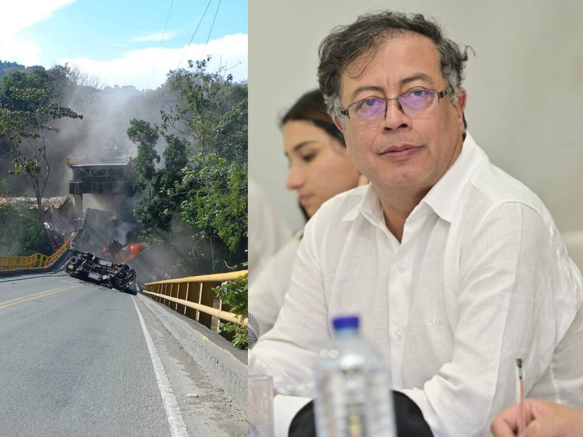 Petro ordena investigación para establecer las causas del colapso del puente La Vieja
